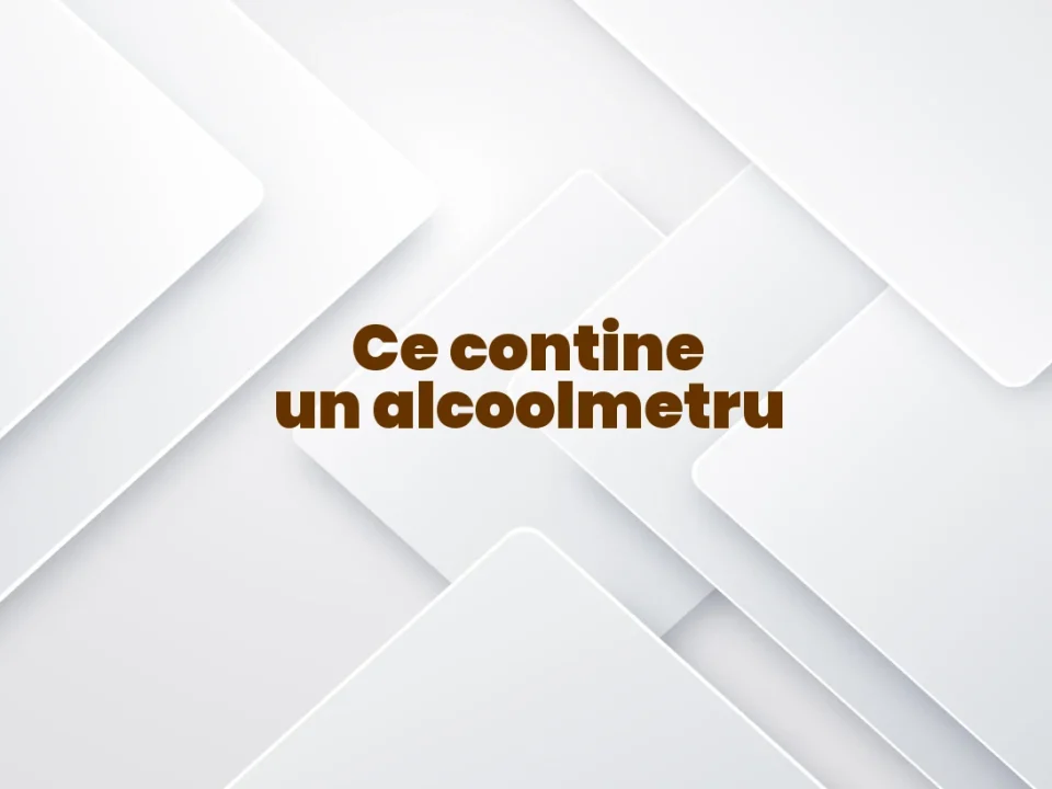 ce contine un alcoolmetru