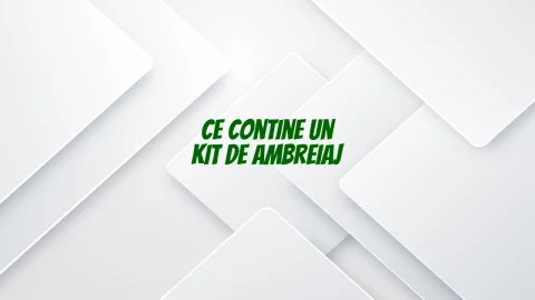 ce contine un kit de ambreiaj