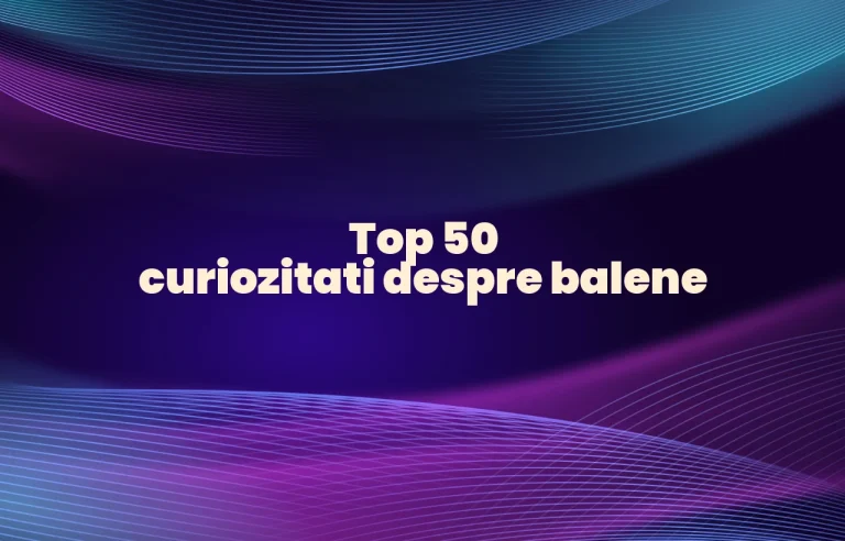 top 50 curiozitati despre balene