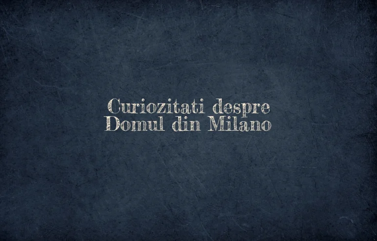 curiozitati despre domul din milano