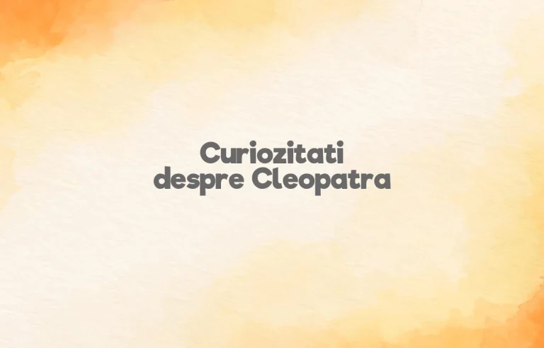 curiozitati despre cleopatra