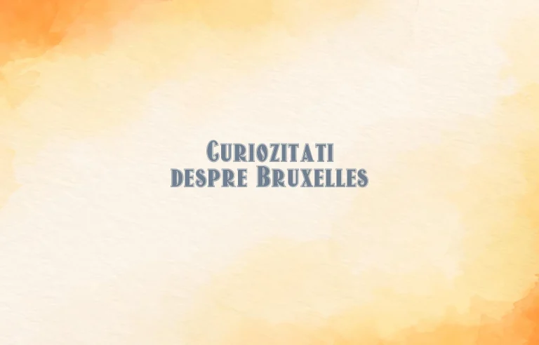 curiozitati despre bruxelles