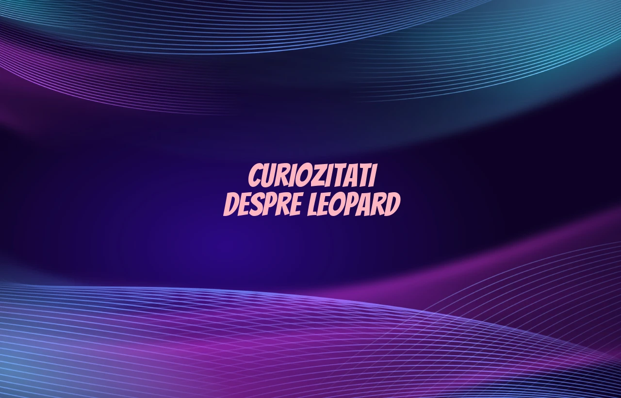 curiozitati despre leopard