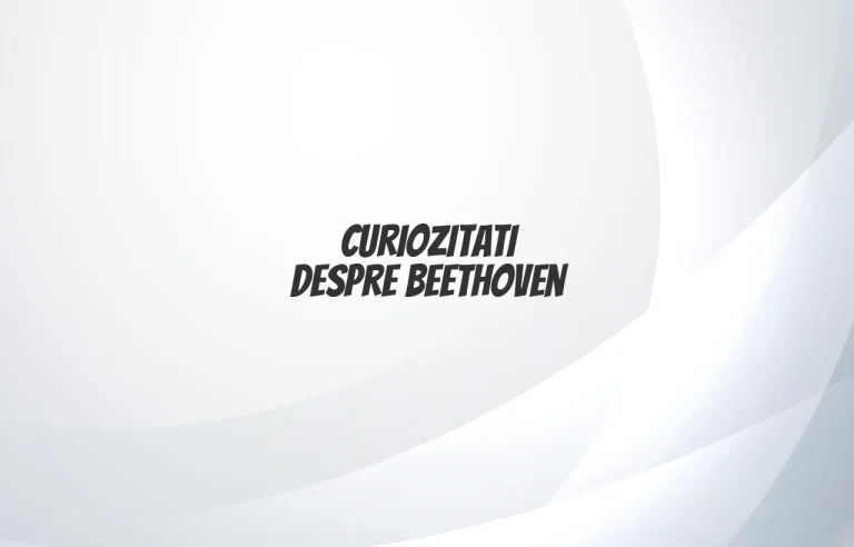 curiozitati despre beethoven