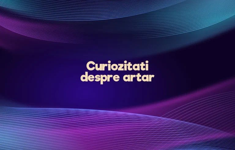curiozitati despre artar